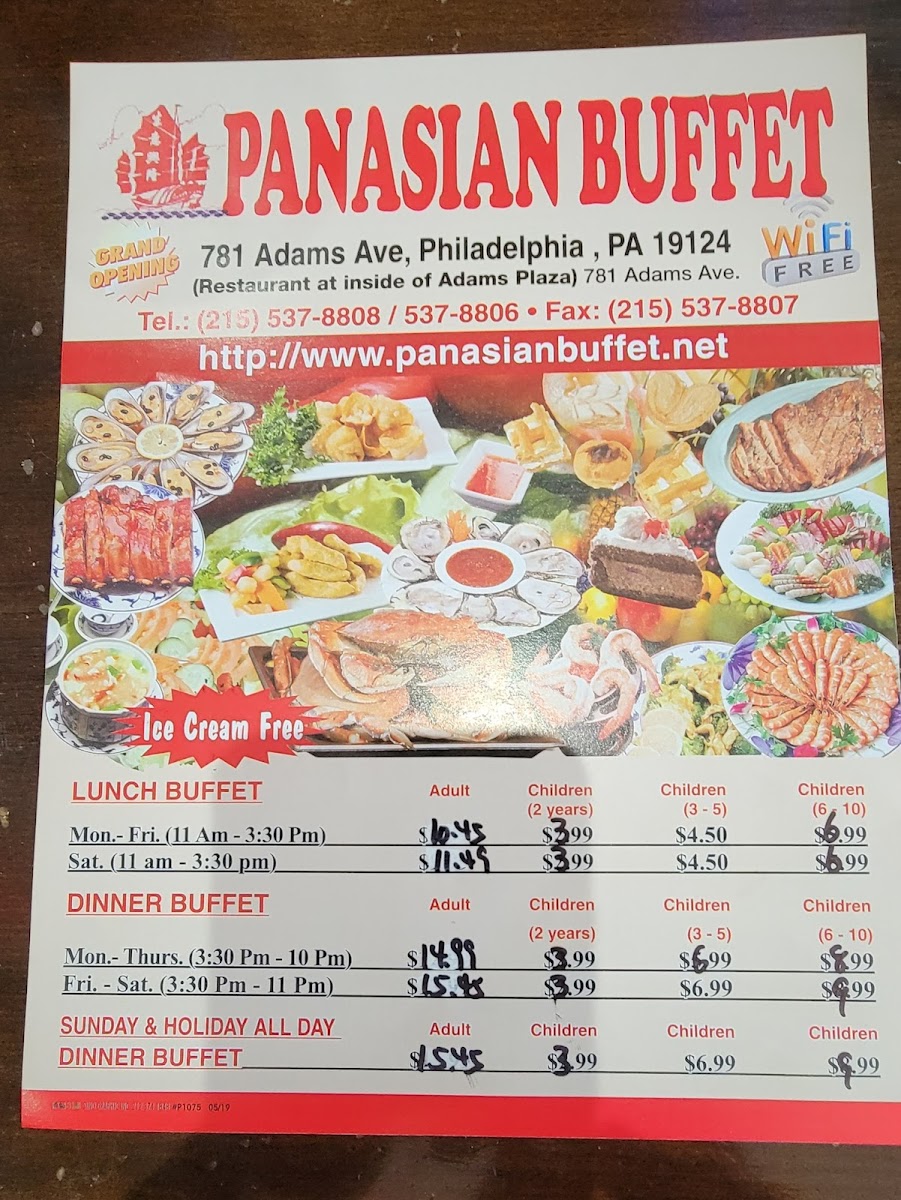 Panasian Buffet Menu - Image 3